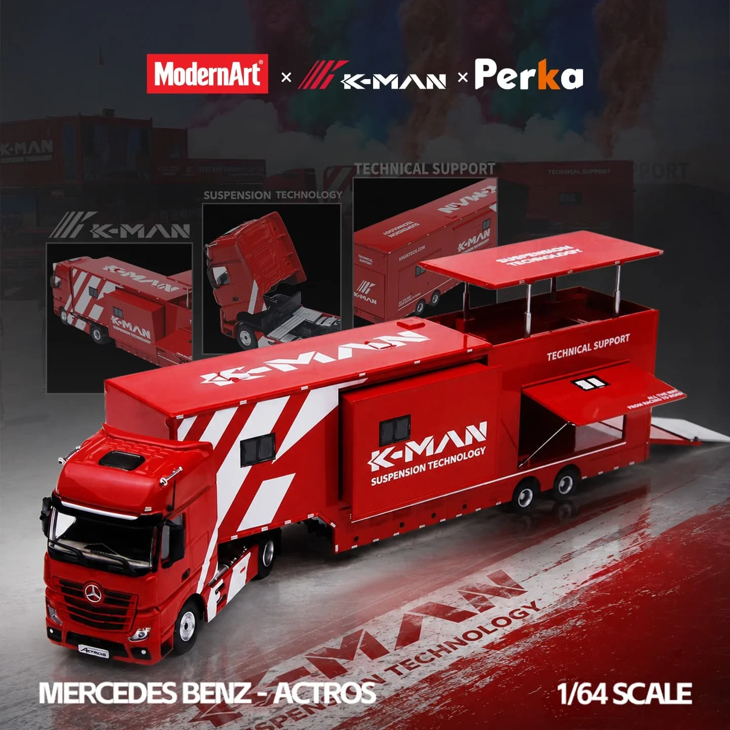ModernArt × K-MAN × Perka Mercedes-Benz Actros 1:64