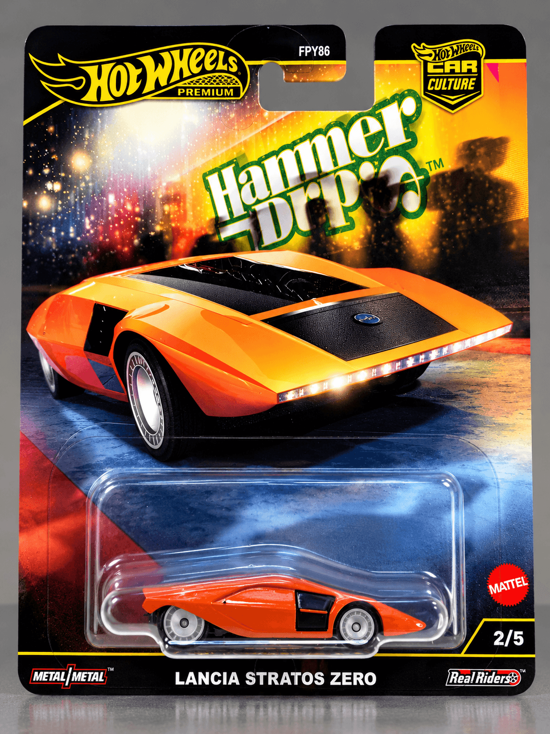 Hot Wheels Premium – Lancia Stratos Zero – Escala 1:64