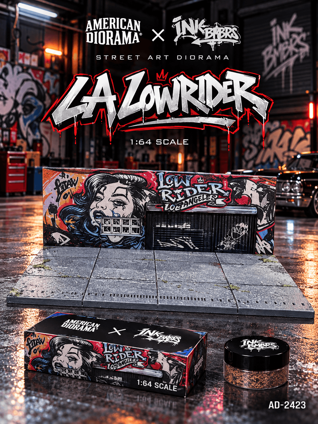 Street Art Diorama LA LOWRIDER