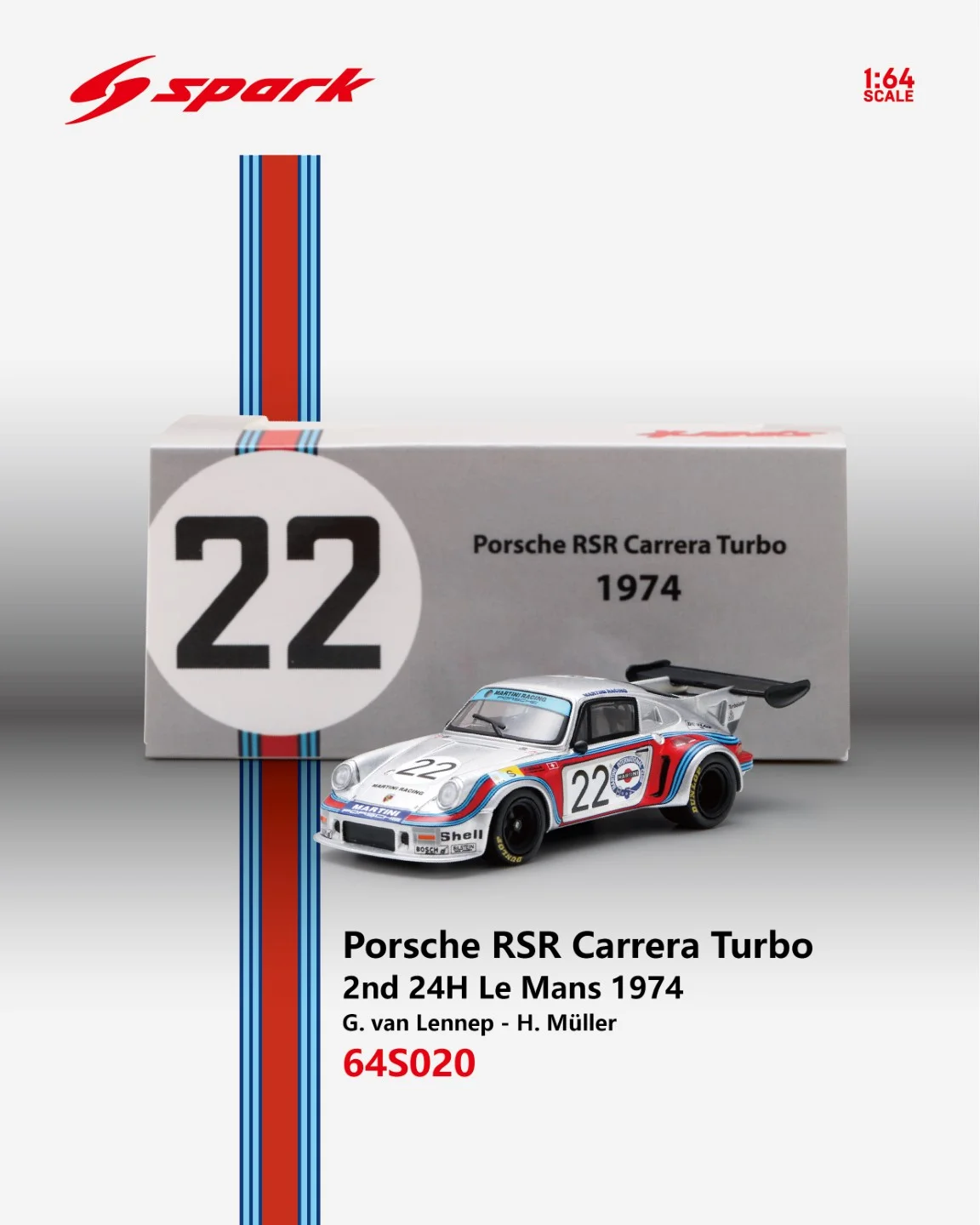 Spark Porsche RSR Carrera Turbo #22 – Le Mans 1974