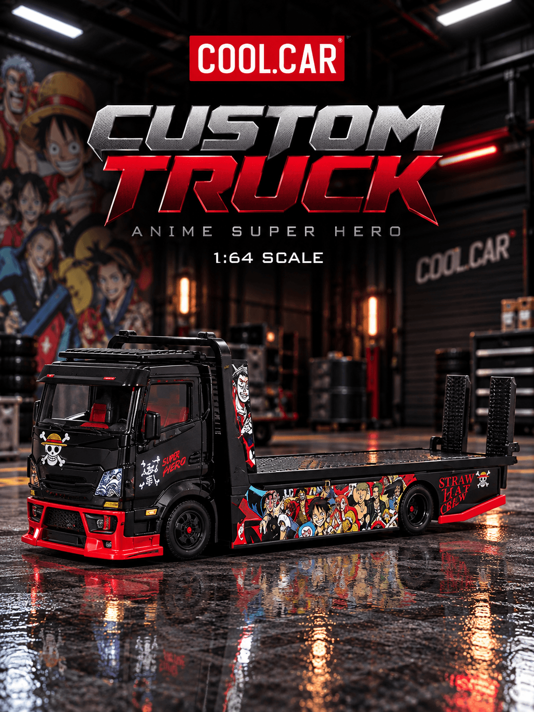 Custom Truck Anime Super Hero