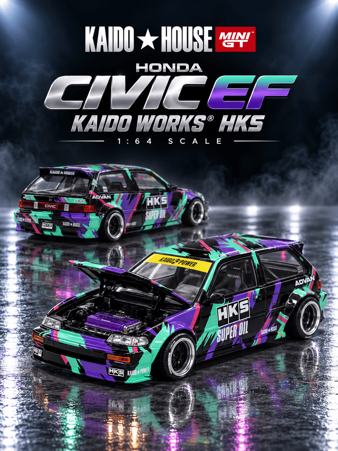 Honda Civic (EF) Kaido Works HKS