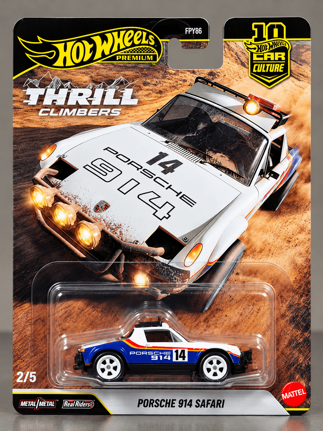 Hot Wheels Premium 1:64 Porsche 914 Safari Branco
