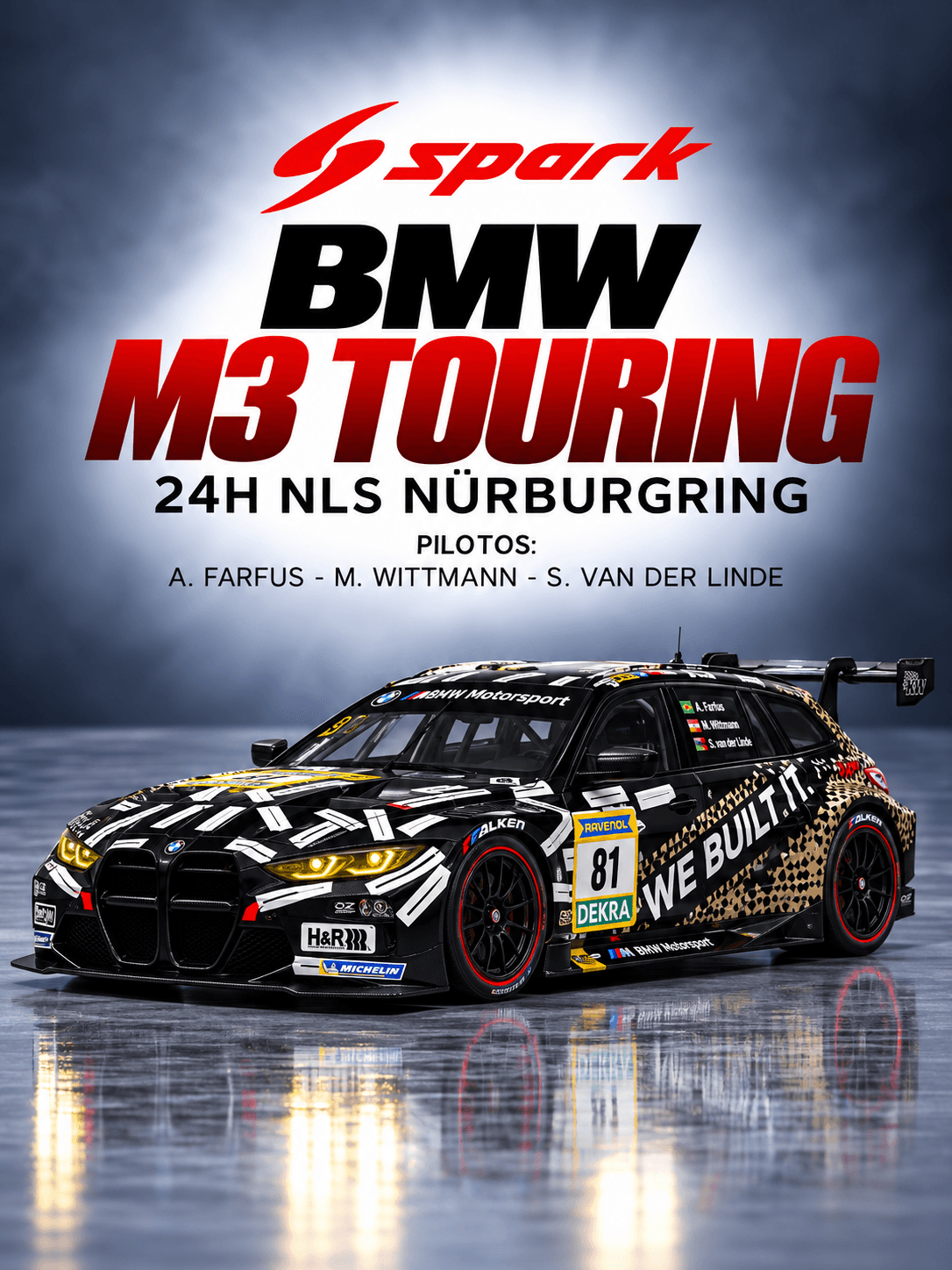 BMW M3 Touring 24H NLS Nürburgring 1:64 Spark