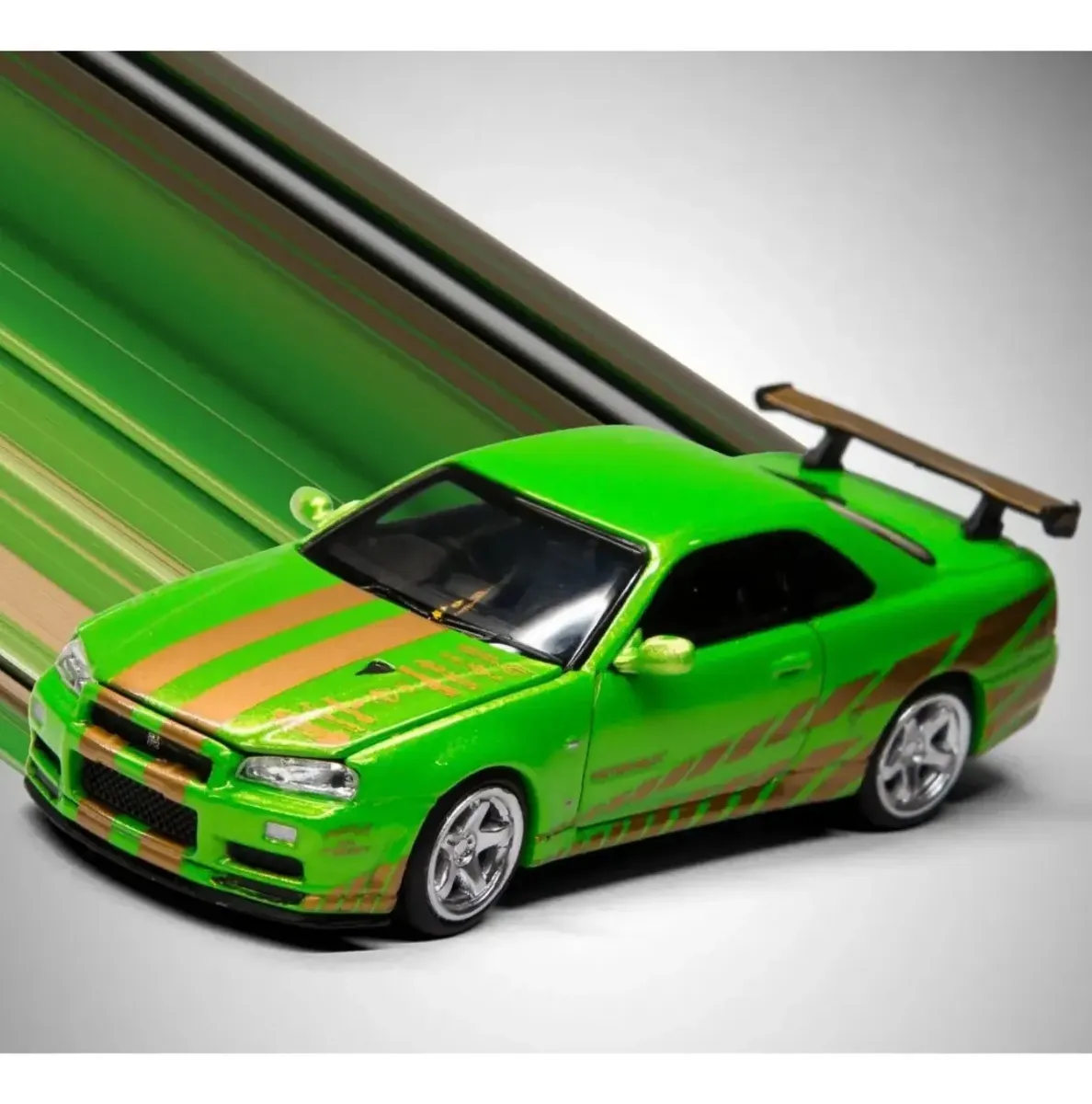 Nissan Skyline Gt-r R34 Salão Diecast 7 Motorhelix 1:64