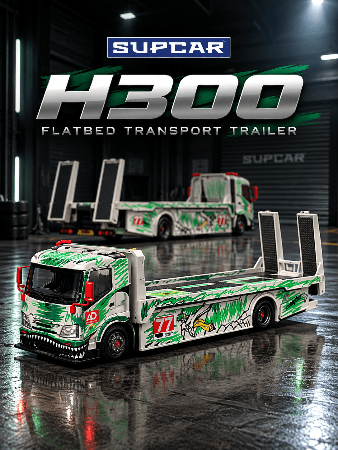 H300 Flatbed Transport Trailer