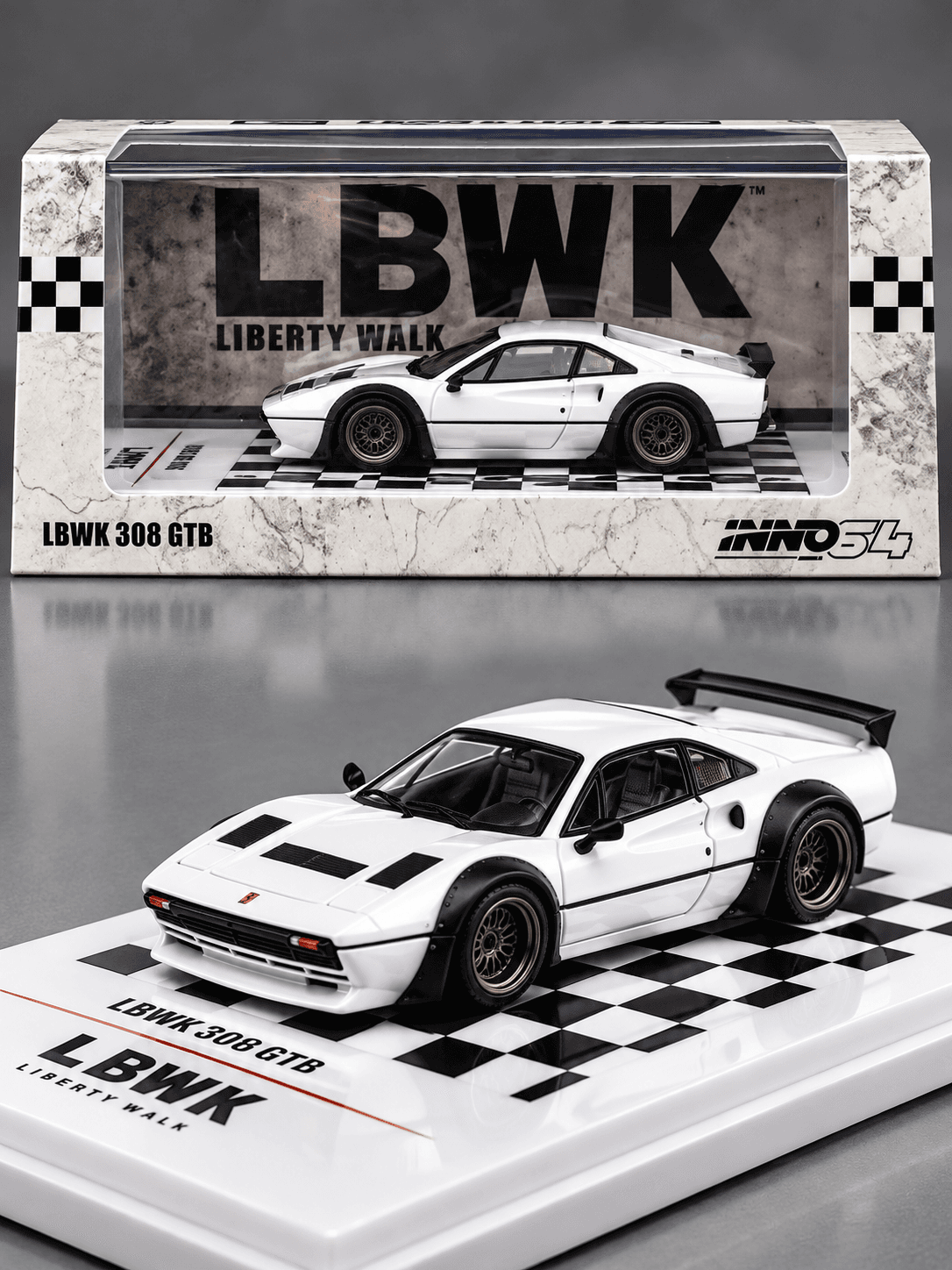 INNO64 – Ferrari 308 GTB Liberty Walk LBWK – Escala 1:64
