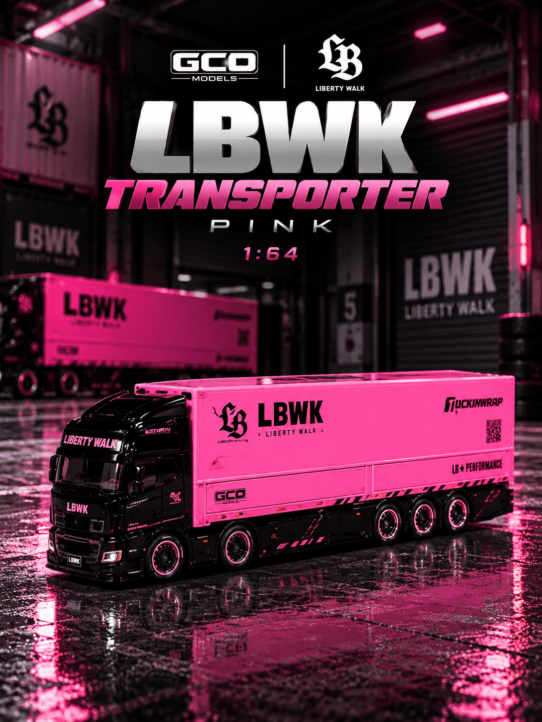 GCD Models – LBWK Transporter Truck Pink