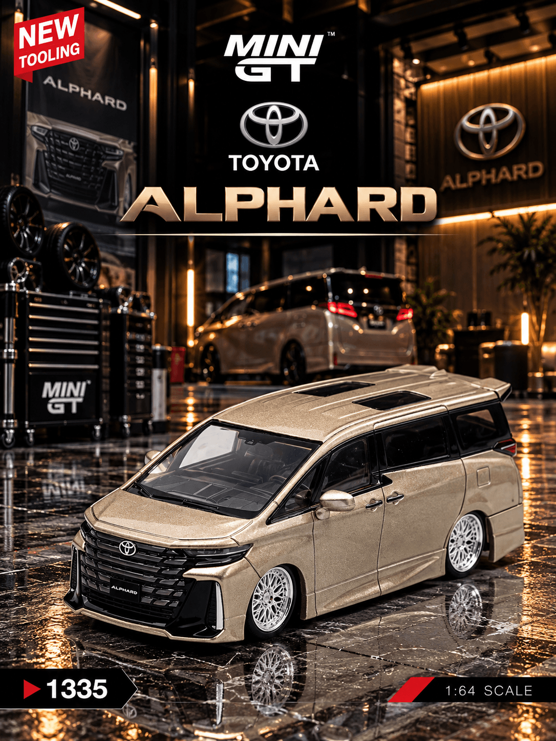 Toyota Vellfire 40 KUHL Gold Metallic