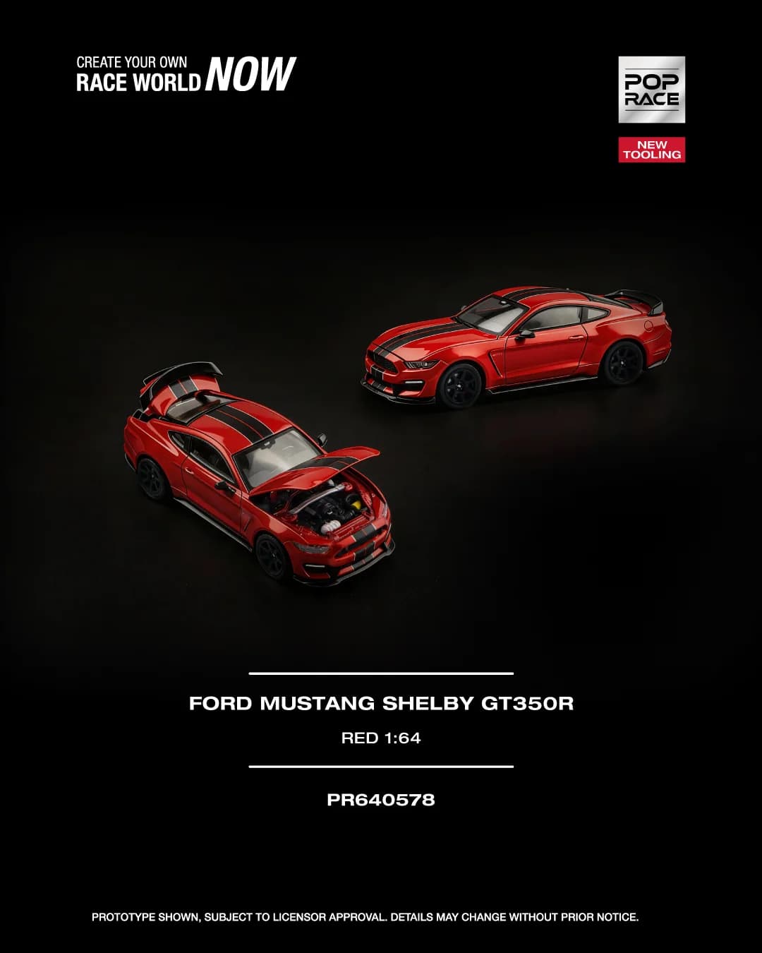 Ford Mustang Shelby GT350R Race Red