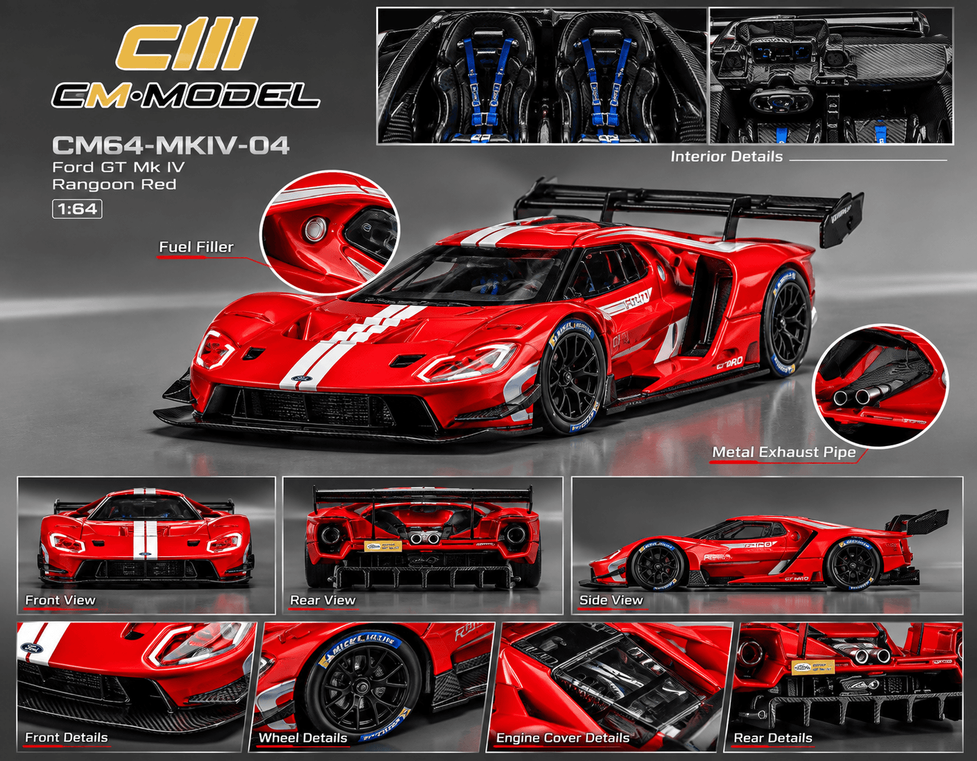 Ford GT Mk IV – Rangoon Red