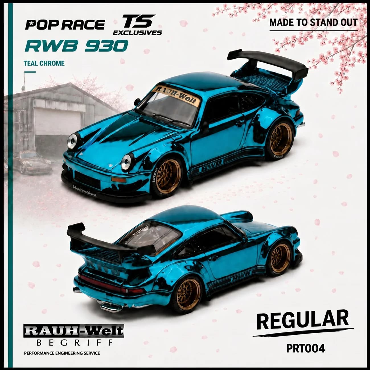RWB 930 TEAL CHROME