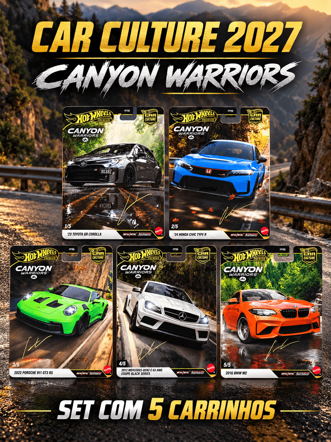 SET COMPLETO CANYON WARRIORS 2027