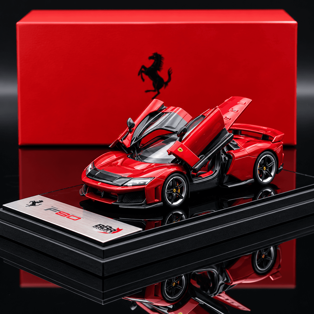 Ferrari F80 Rosso Supercar – BBR Models × Almost Real