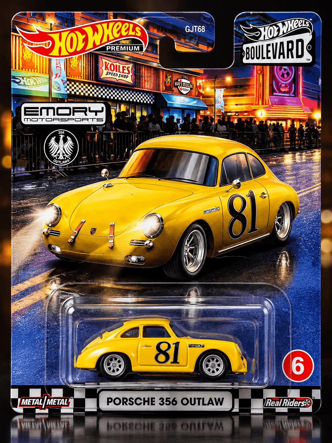 Hot Wheels Premium – Porsche 356 Outlaw