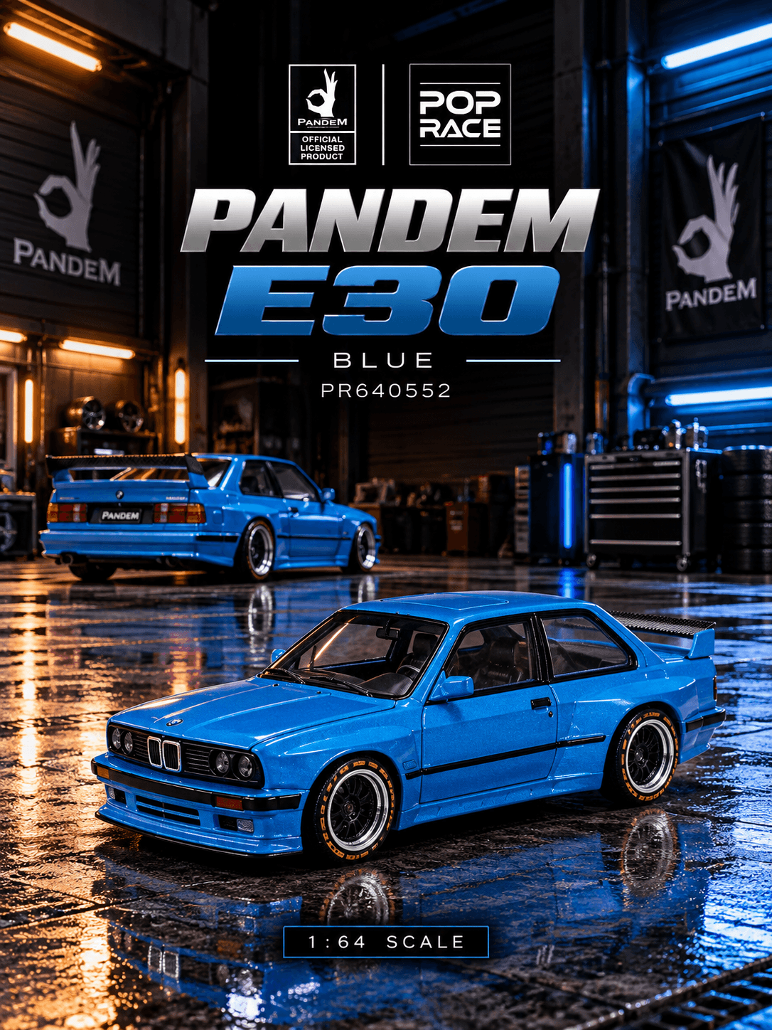 POP RACE PANDEM E30 BLUE