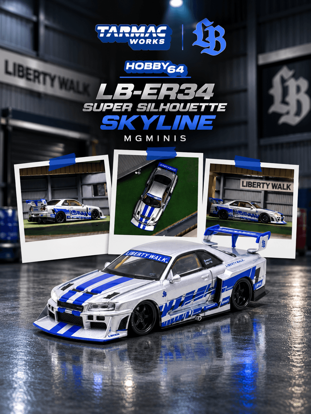 LB-ER34 Super Silhouette SKYLINE MGMINIS