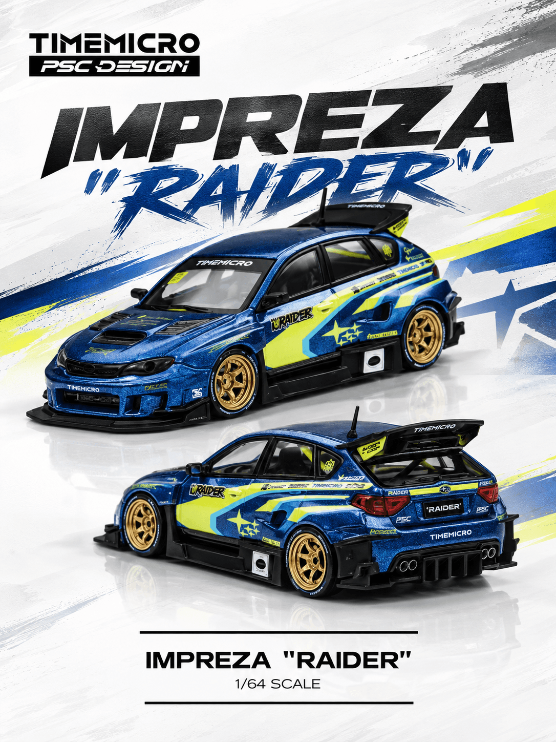 Impreza Raider 1:64 TimeMicro