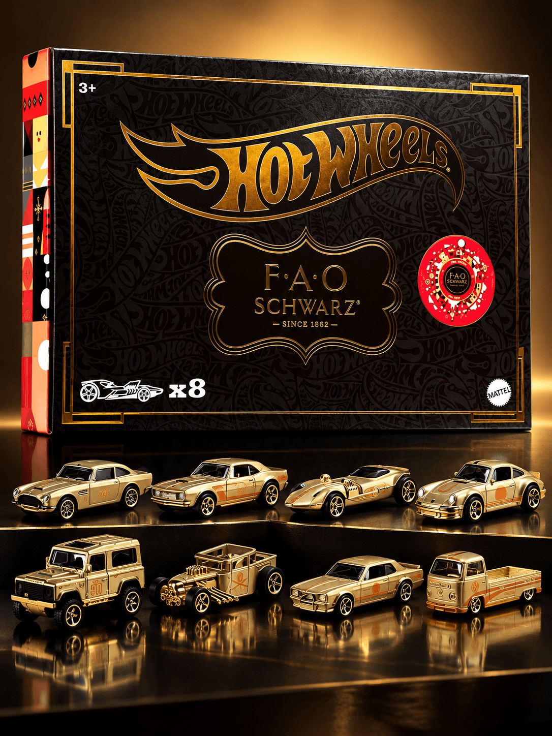 HOT WHEELS – F.A.O. Schwarz Collector Set – 8 Miniaturas