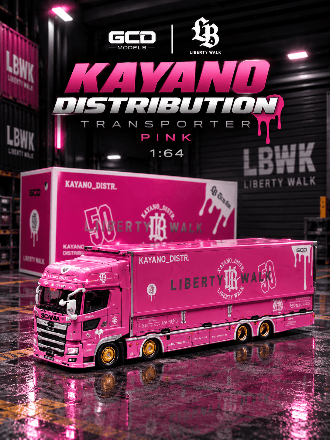 GCD Models – Kayano Distribution Transporter Pink