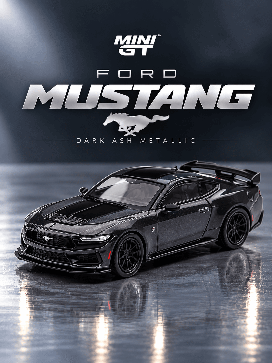 Ford Mustang Dark Horse Blue Ember