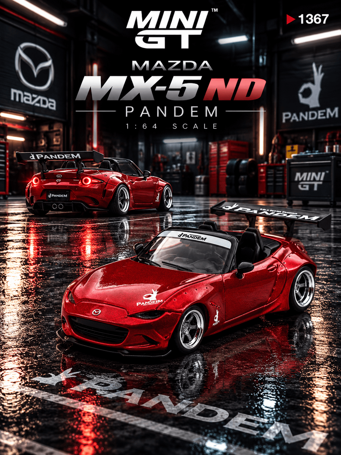 Mazda Miata MX-5 (ND) Pandem Kodo Red