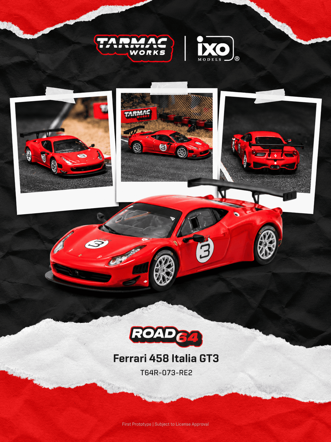 Ferrari 458 Italia GT3 Red