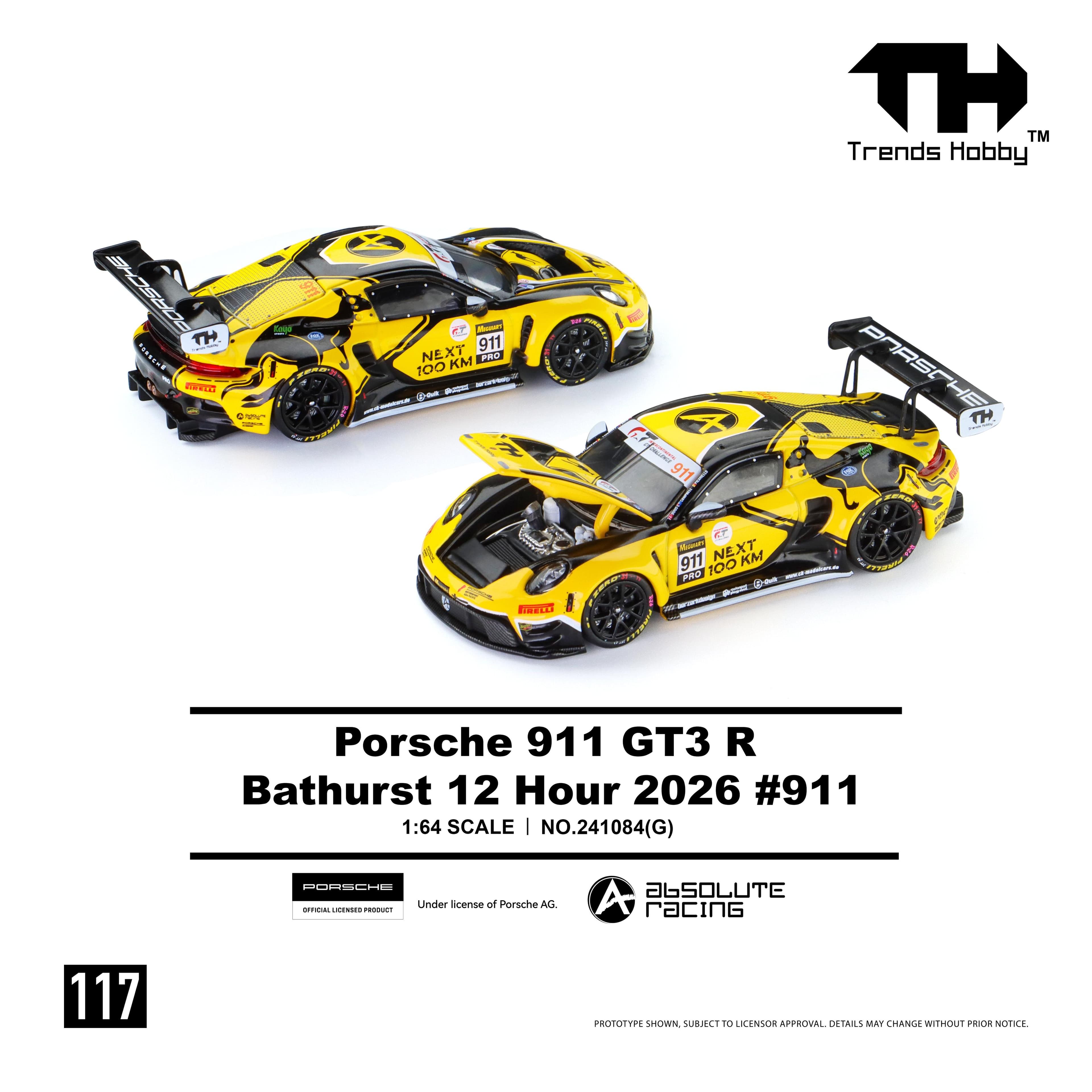 Trends Hobby Porsche 911 GT3 R #911 – Bathurst 12 Hour 2026