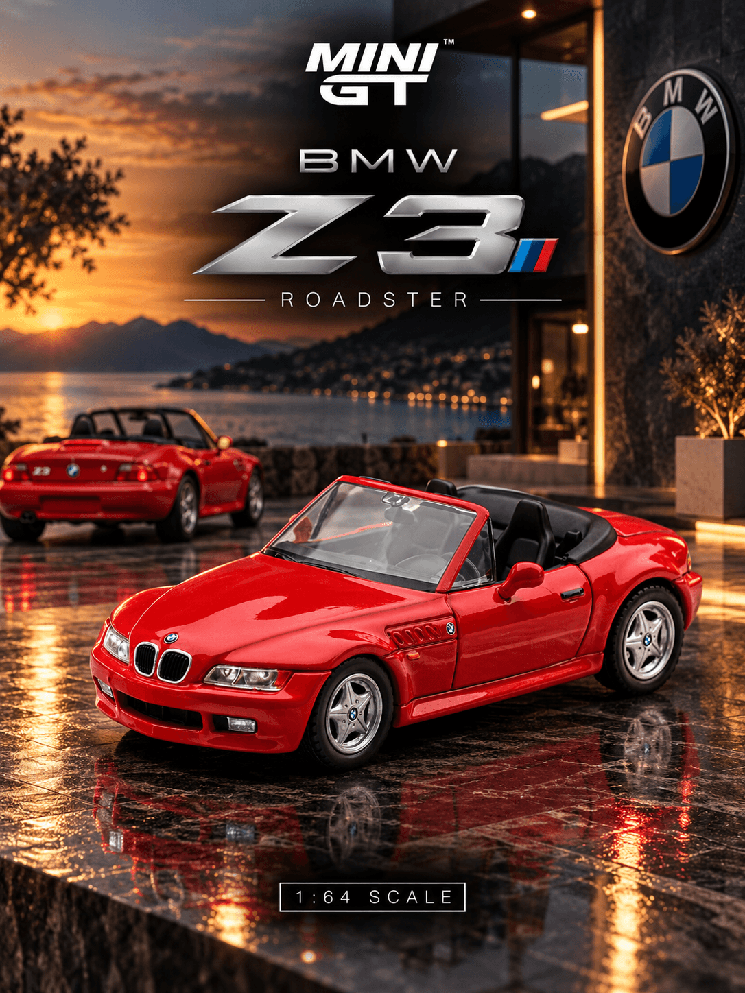 BMW Z3 Hellrot