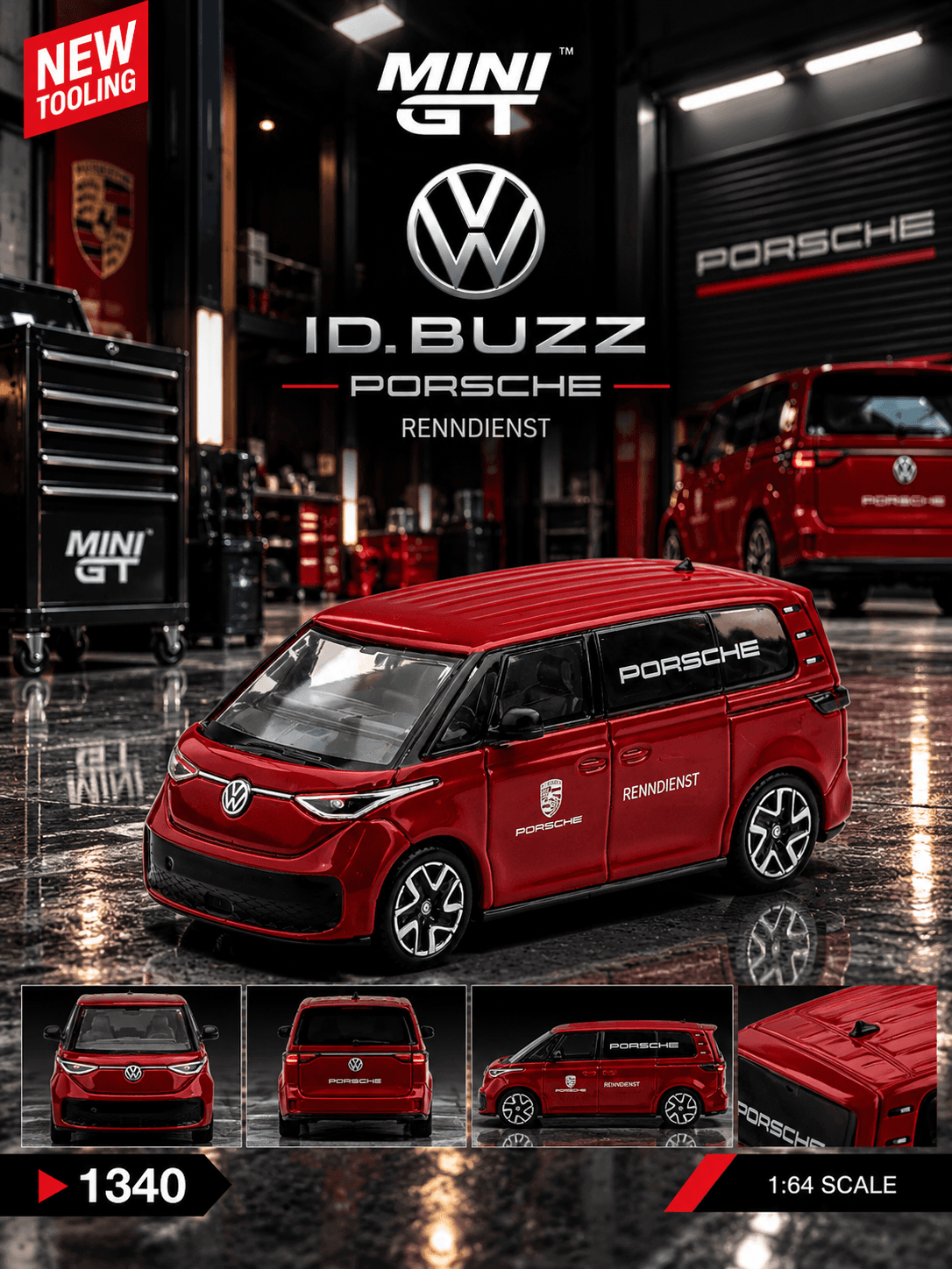 Volkswagen ID.Buzz Porsche Renndienst