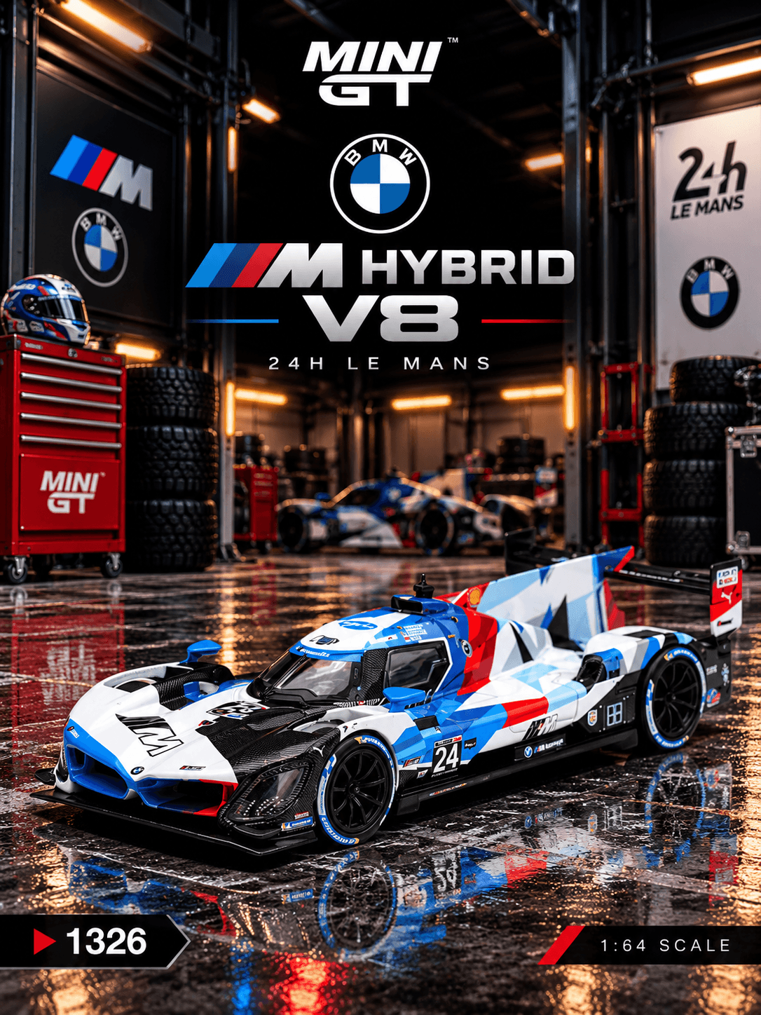 BMW M Hybrid V8 GTP #24 BMW M Team RLL 2024 IMSA Daytona 24 Hrs