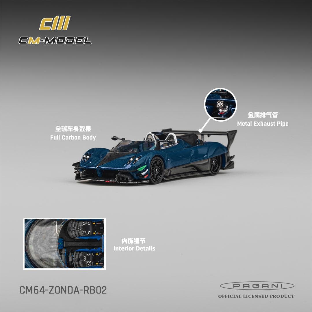 Pagani Zonda Revolution Barchetta Blue Full Carbon