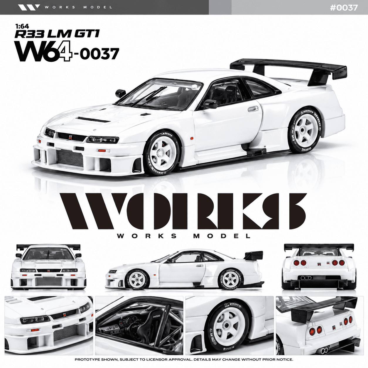 Nissan Skyline GT-R R33 LM GT1 1995