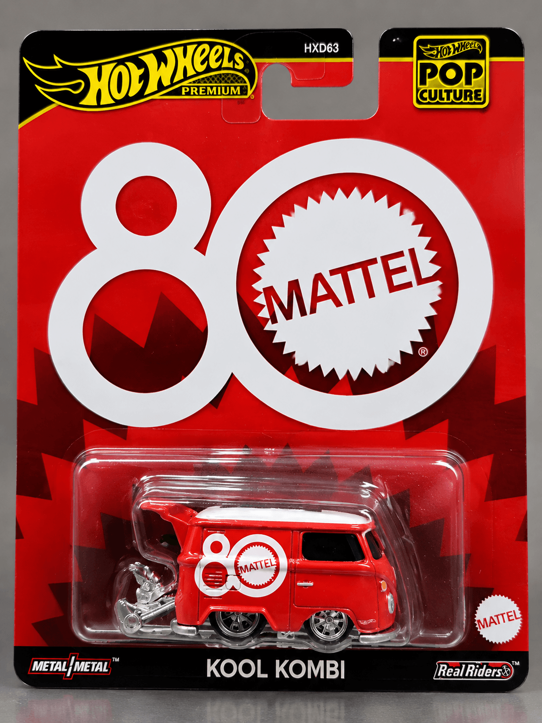 Hot Wheels - Kool Kombi - 80th Mattel - Pop Culture - Jbl68 Vermelho