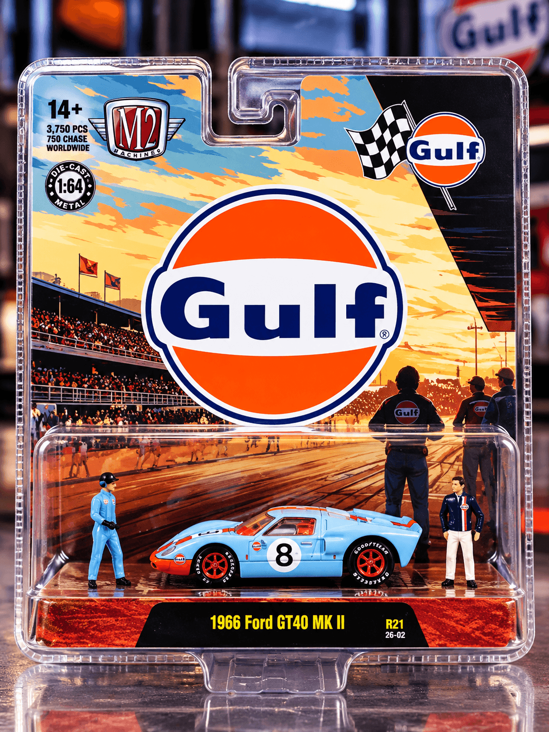 FORD GT40 MK II 1966 GULF CHASE