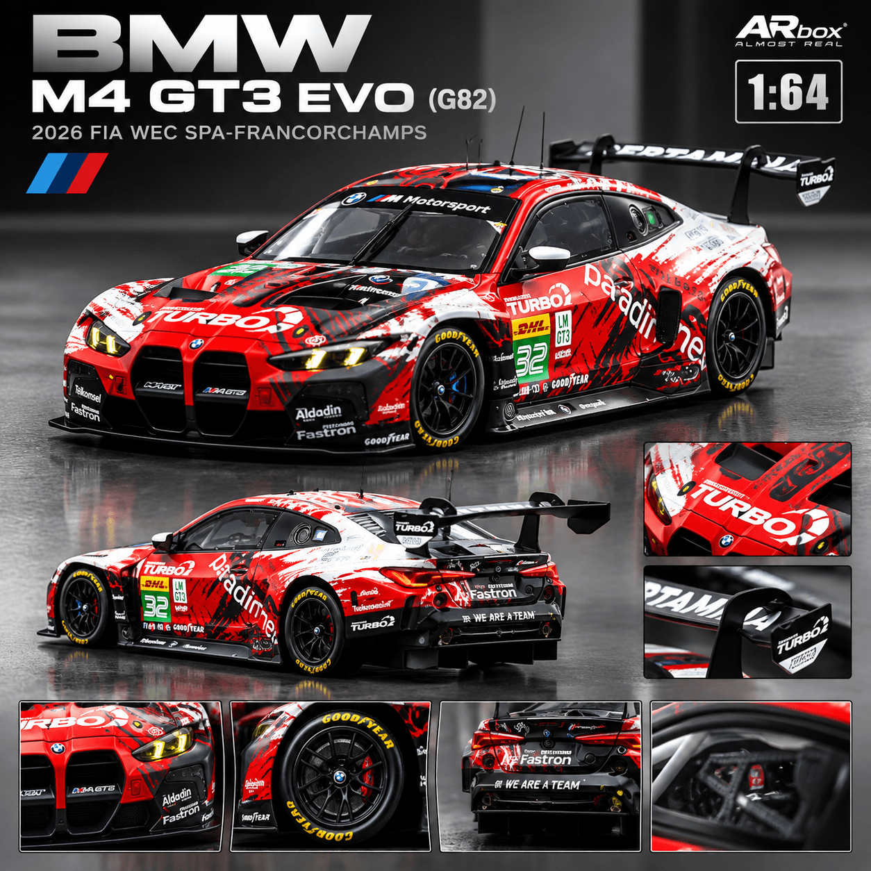 BMW M4 GT3 EVO (G82) 2026 FIA WEC Spa-Francorchamps