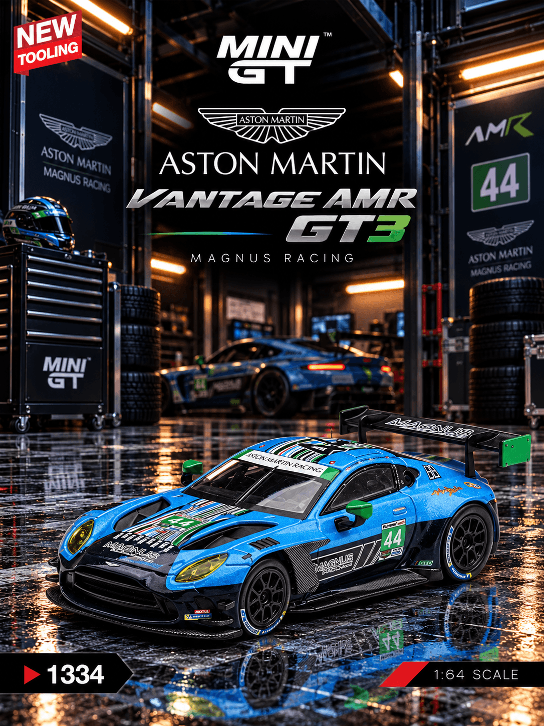 Aston Martin Vantage GT3 Evo #44 Magnus Racing 2025 IMSA Daytona 24 Hrs
