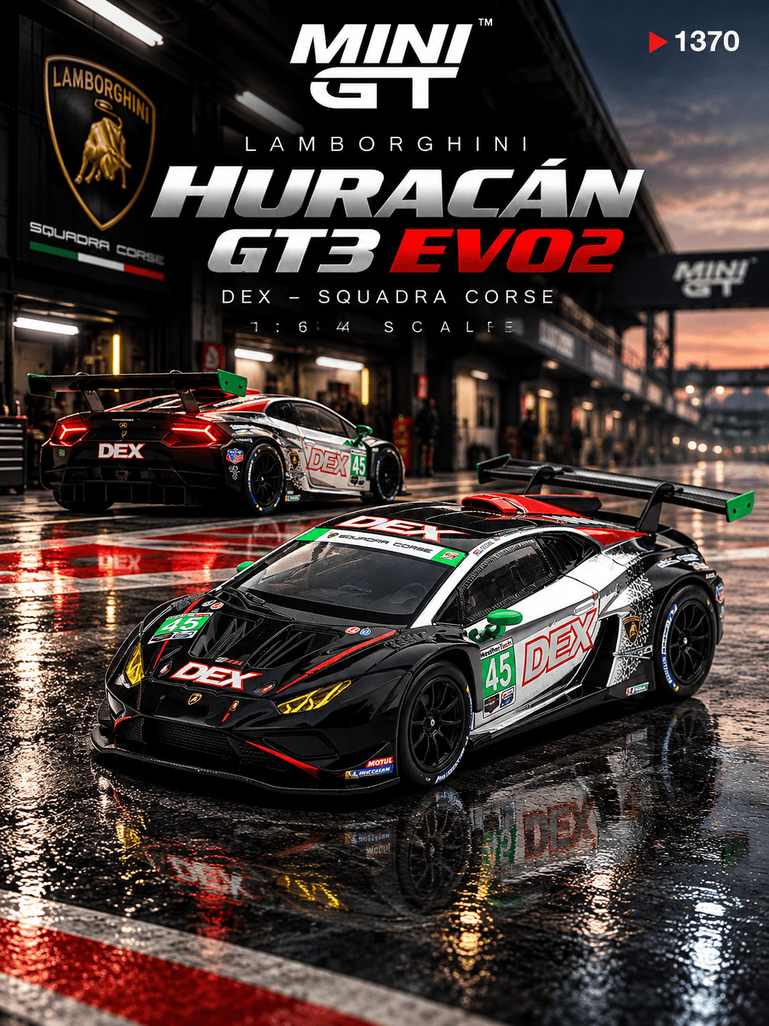 Lamborghini Huracan GT3 EVO2 #45 DEX Wayne Taylor Racing 2025 IMSA Chevrolet Grand Prix Class Winner