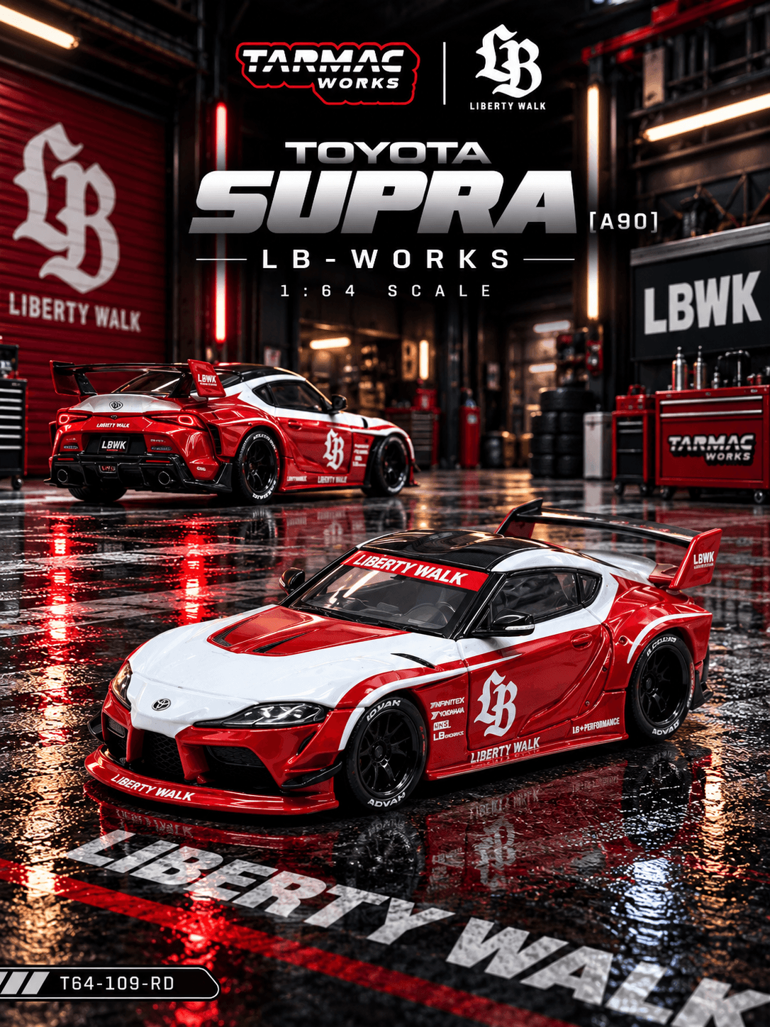 LB-WORKS TOYOTA SUPRA (A90) Red
