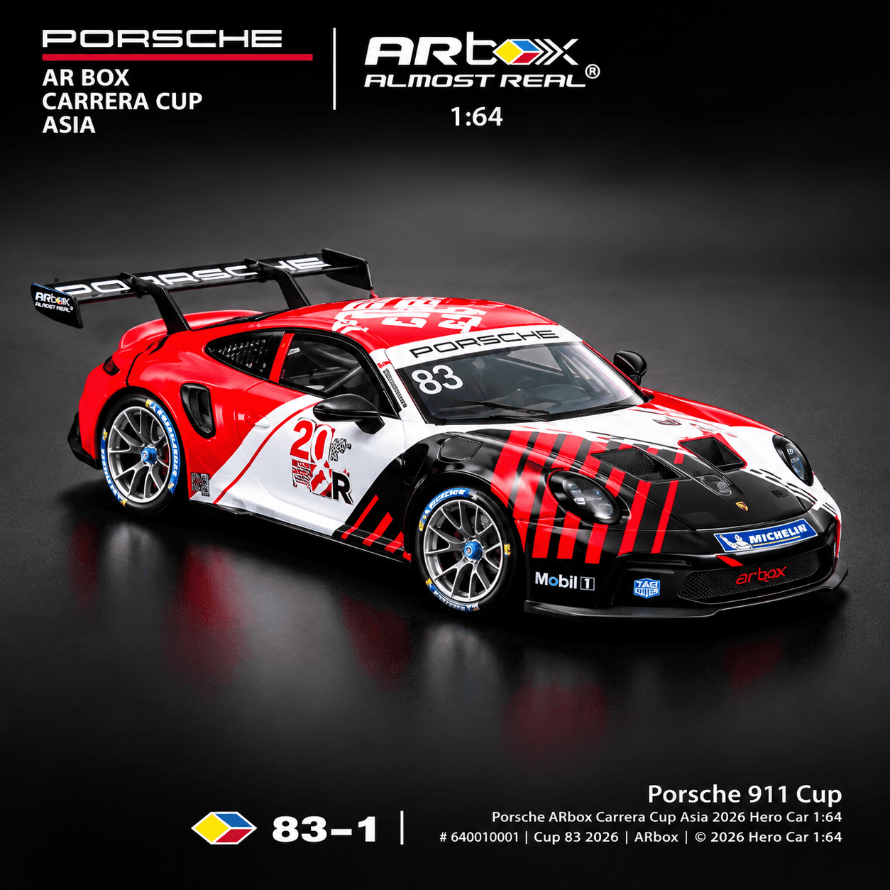 Porsche 911 Cup Carrera Cup Asia 2026 Hero Car