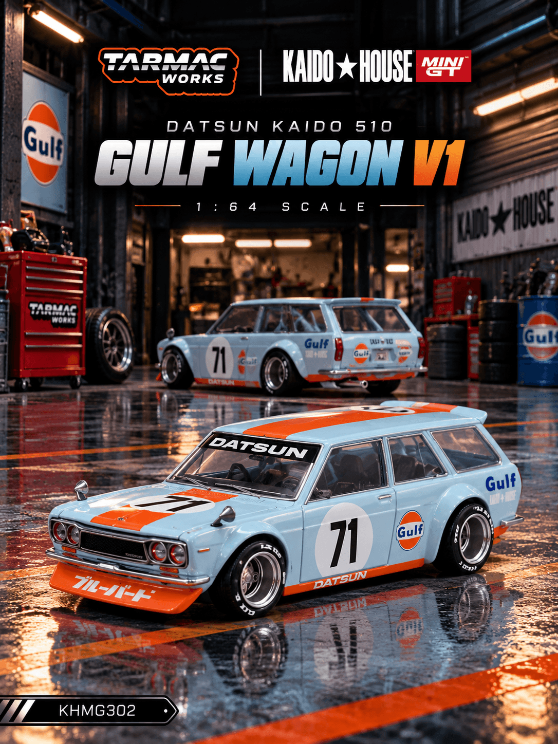 Datsun KAIDO 510 GULF Wagon V1