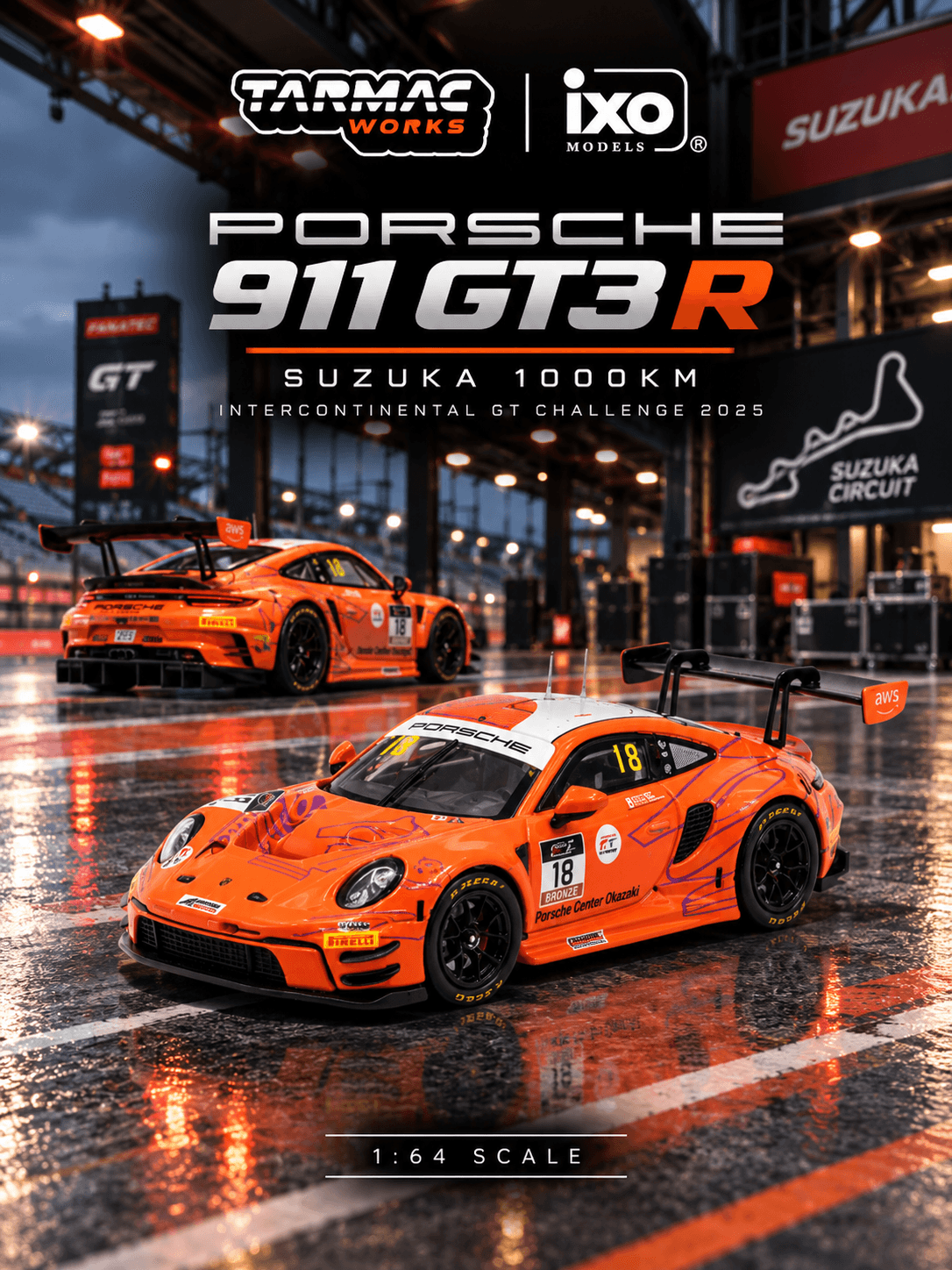 Porsche 911 GT3 R Suzuka 1000km - Intercontinental GT Challenge 2025 Hiroaki Nagai / Kazuto Kotaka / Takuro Shinohara