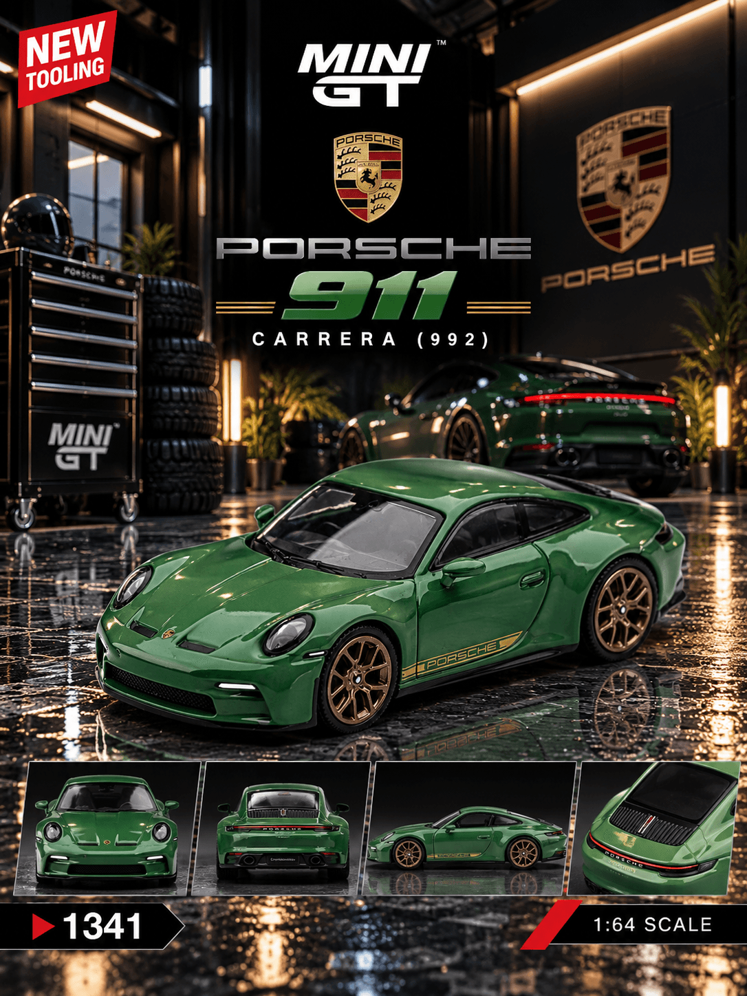 Porsche 911 (992) GT3 Touring Auratium Green