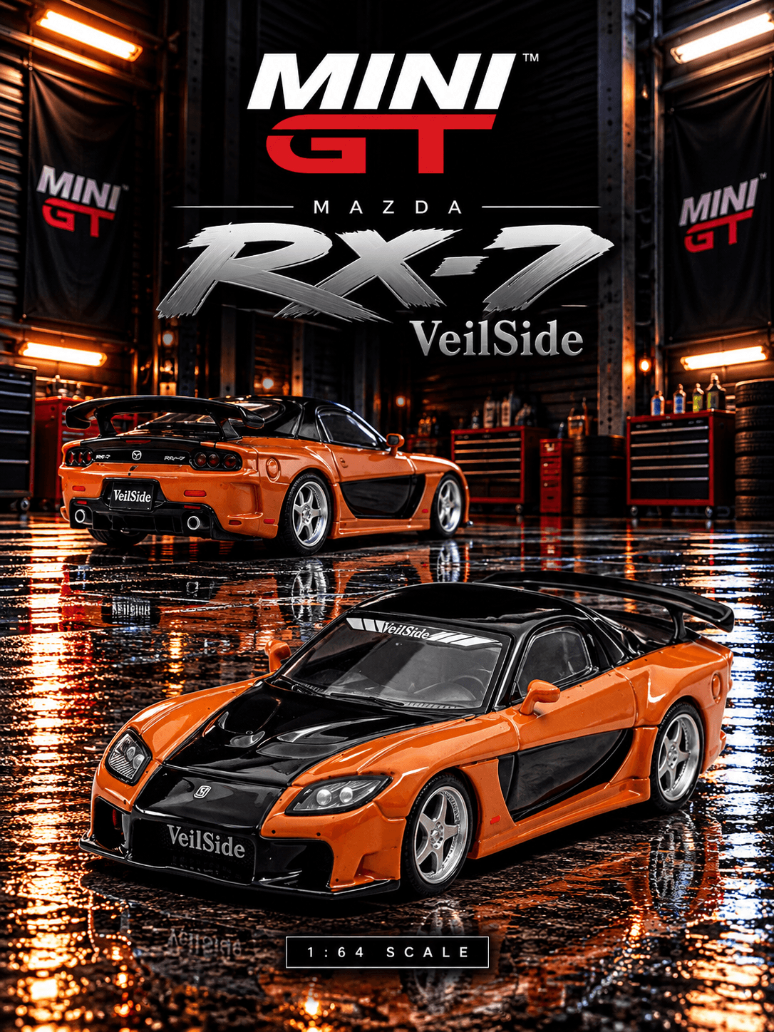 Mazda RX-7 VeilSide Fortune The Fast and the Furious: Tokyo Drift Han Seoul-Oh