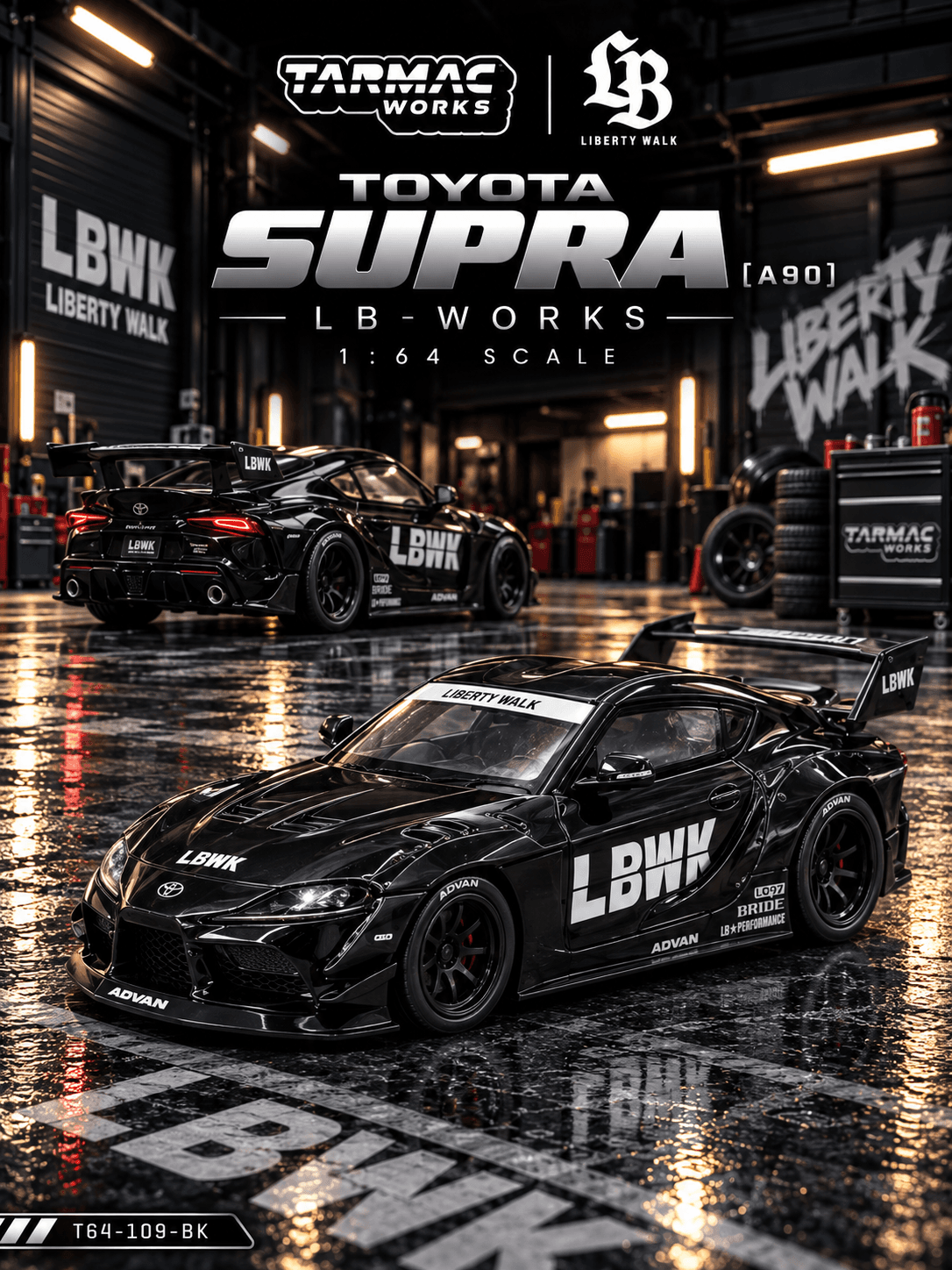 LB-WORKS TOYOTA SUPRA (A90) Black