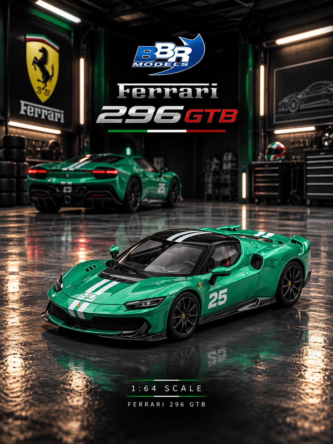 Ferrari 296 Speciale Verde N체rburgring