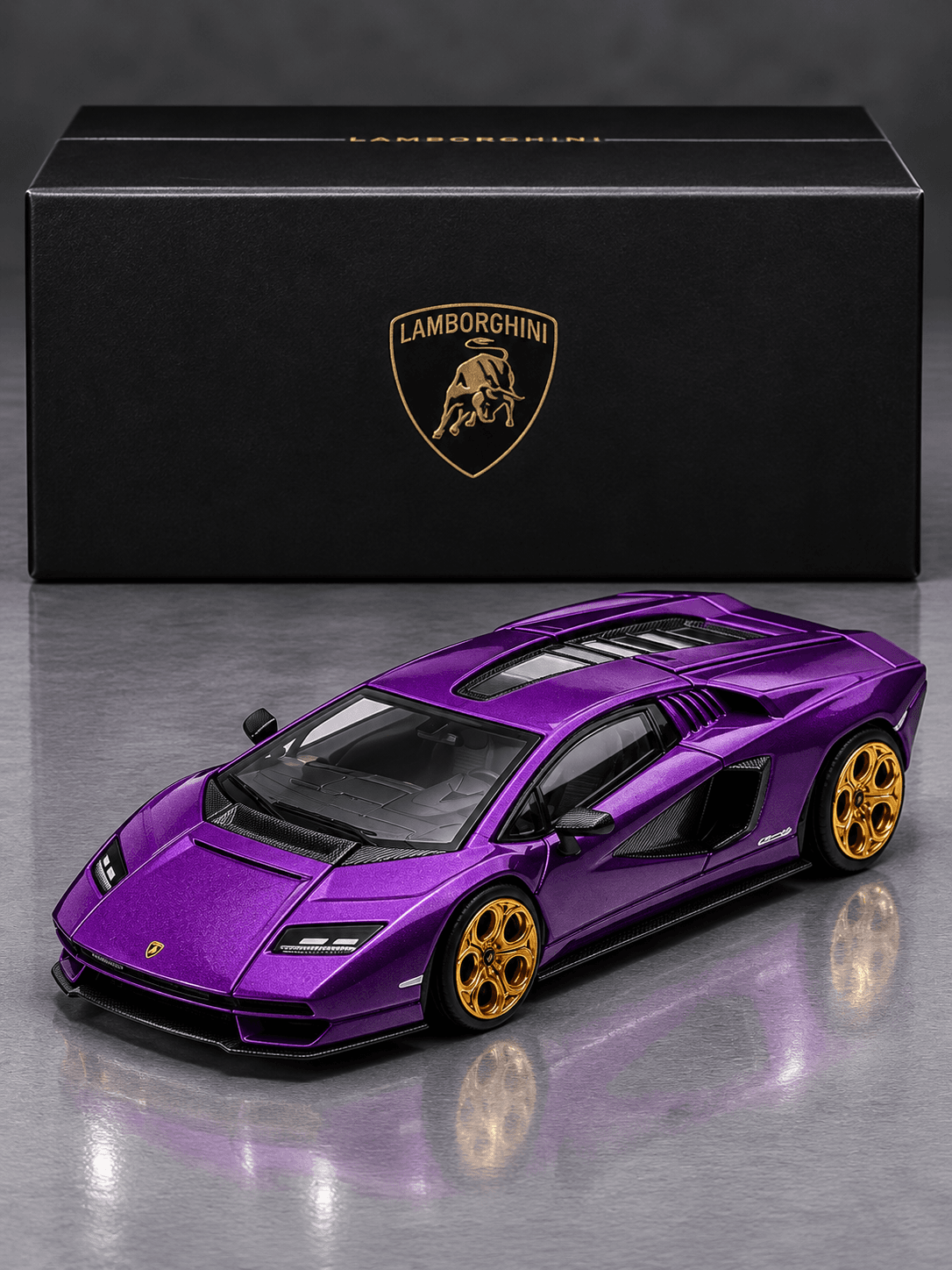 Ovo Pop Race Lamborghini Lpi 800-4 Viola 1:64 Hong Kong Salon