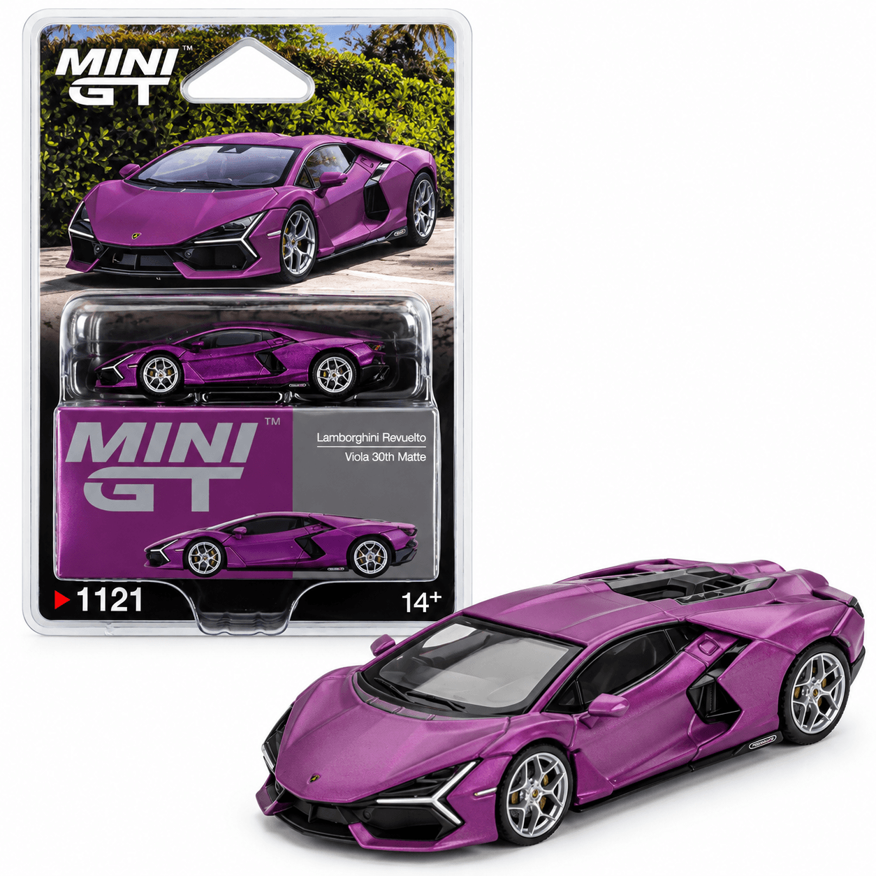 Mini Gt #1121 Lamborghini Revuelto Viola Violeta
