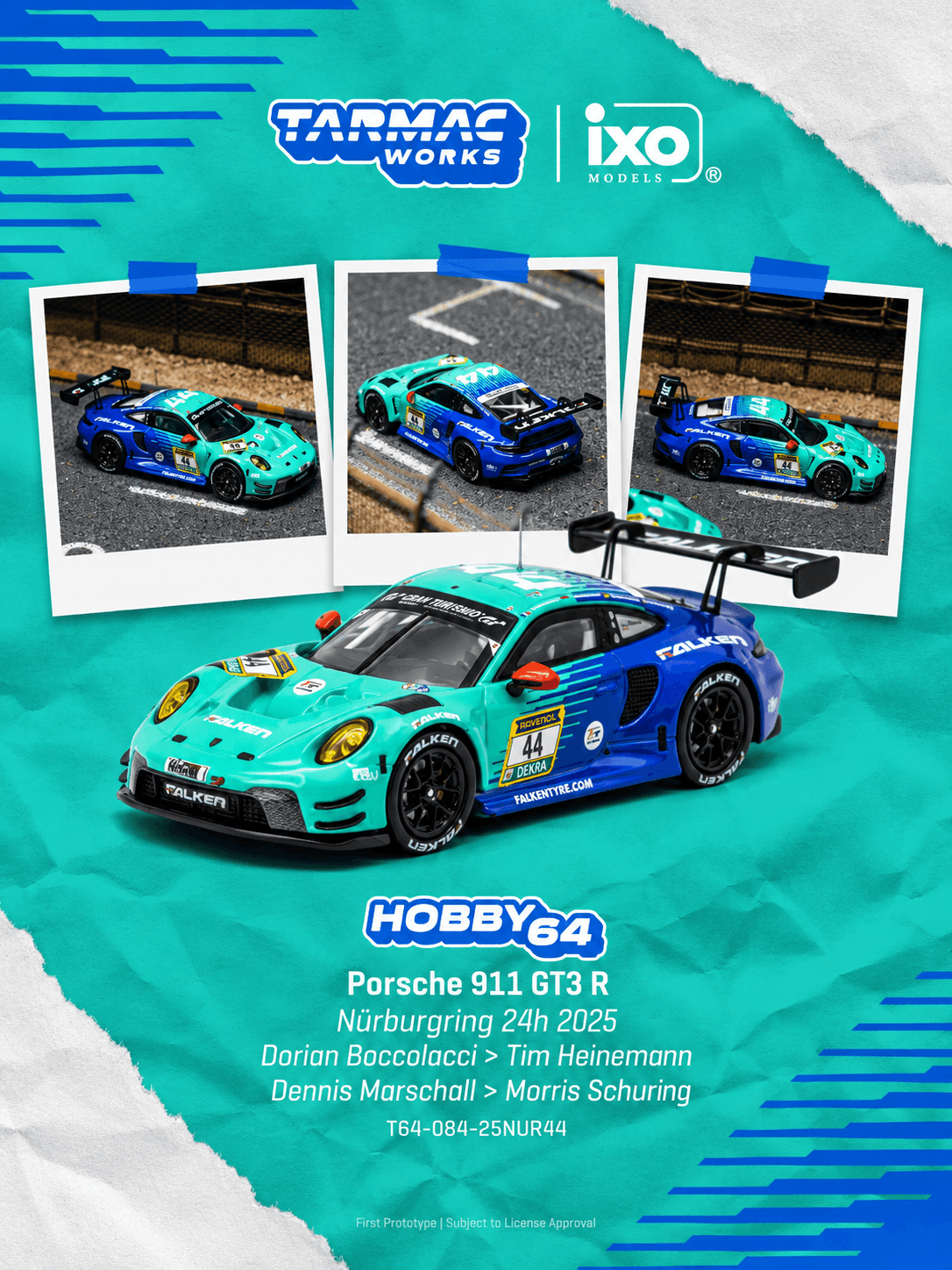 Porsche 911 GT3 R Nürburgring 24h 2025 Dorian Boccolacci / Tim Heinemann / Dennis Marschall / Morris Shuring