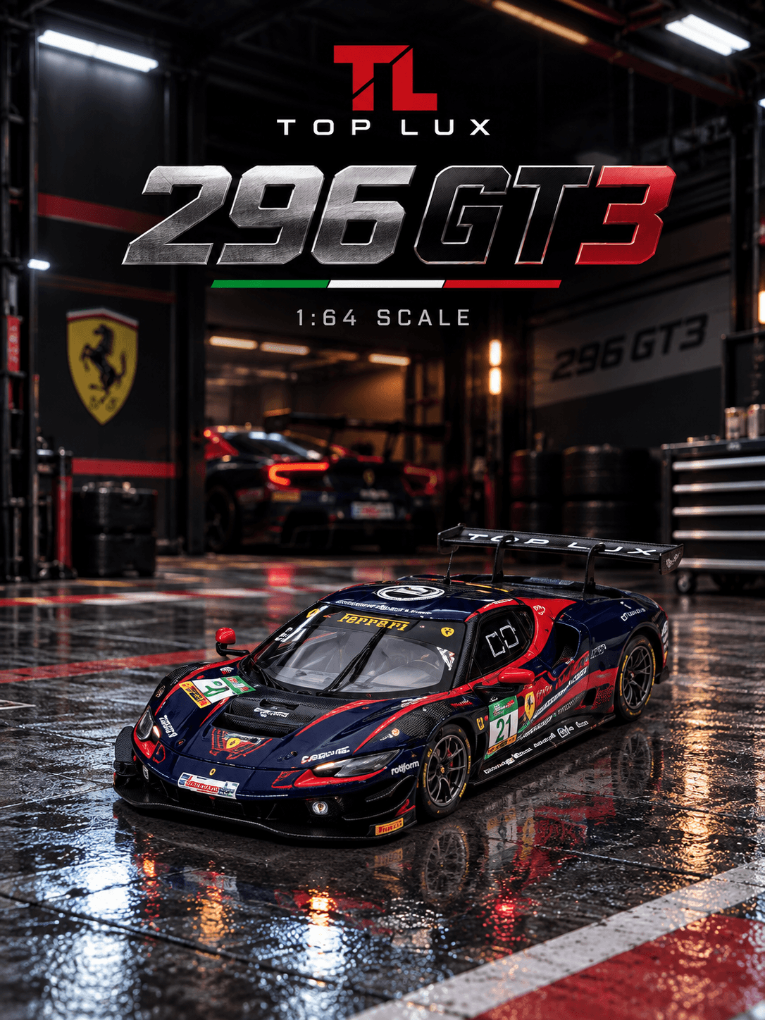 TOP LUX 296 GT3 RED BULL
